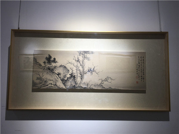 半壁江山仝凌飞山水画展在北京杏坛美术馆开幕组图