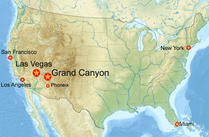 科罗拉多州地理位置图片