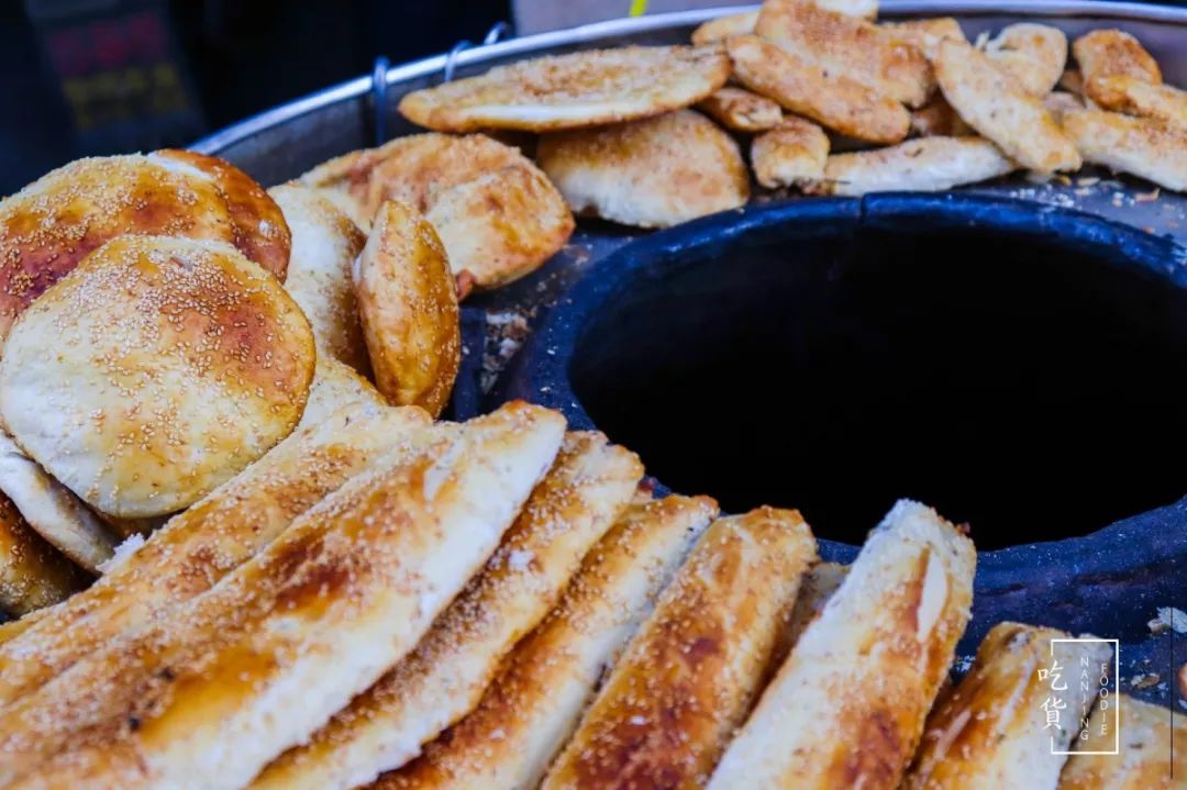 松江美食街小烧饼图片