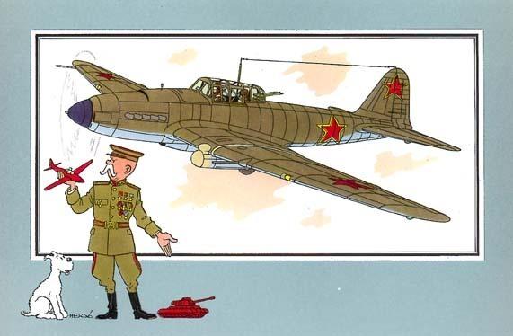 丁丁历险记之二战飞机系列苏联意大利法国篇