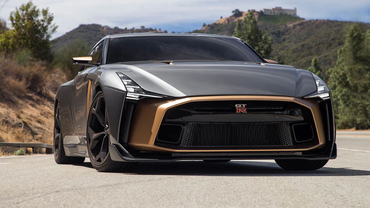 为了庆祝 gtr 车系登场五十周年, nissan 和 italdesign 联手打造了