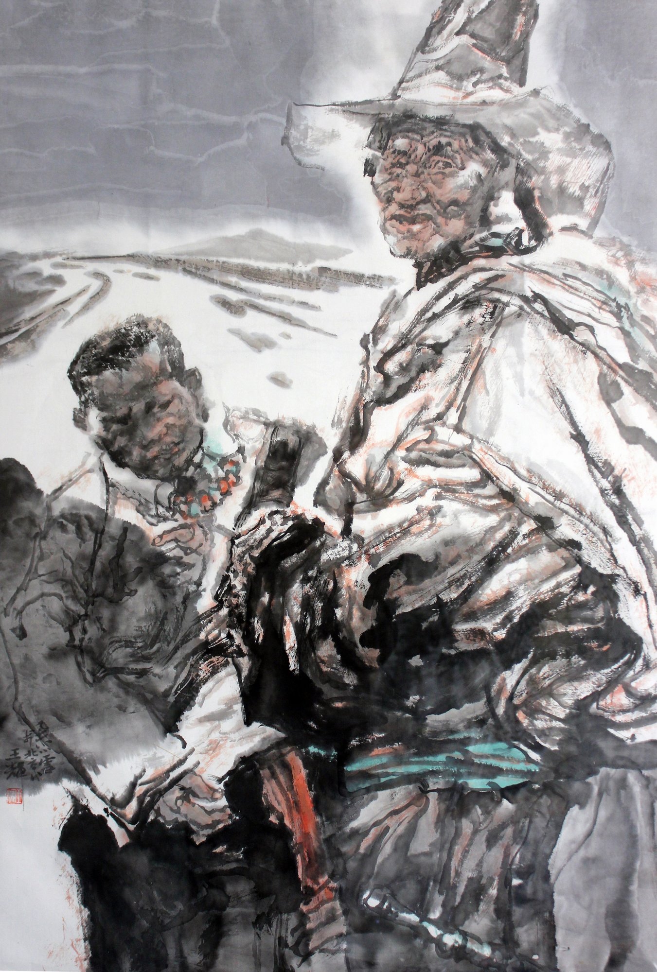 年《軍魂》(180x190cm)2017年1963年生,師從著名軍旅畫家陳鈺銘先生