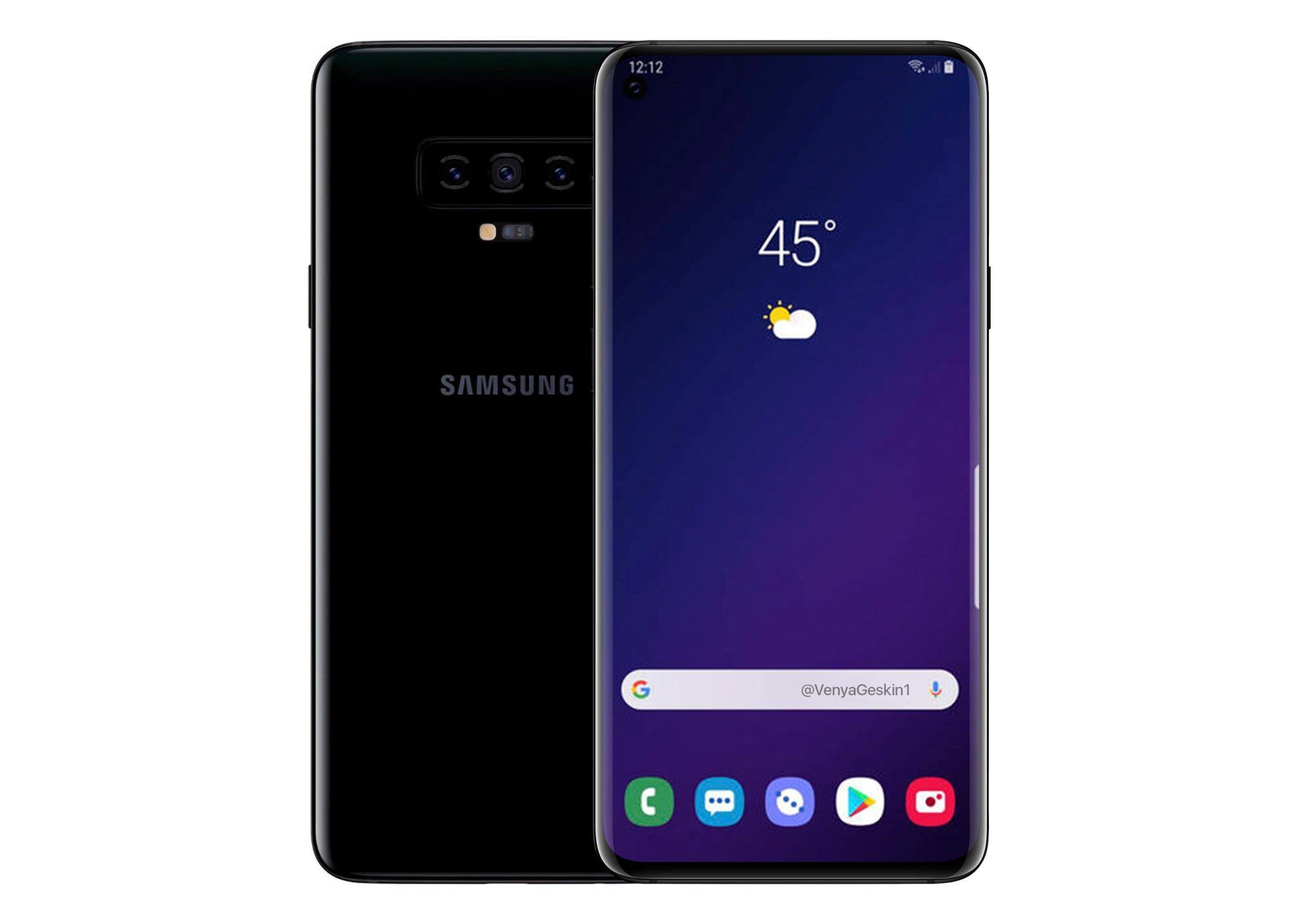 三星galaxy s10 或为首款12gb ram手机?储存空间最高达