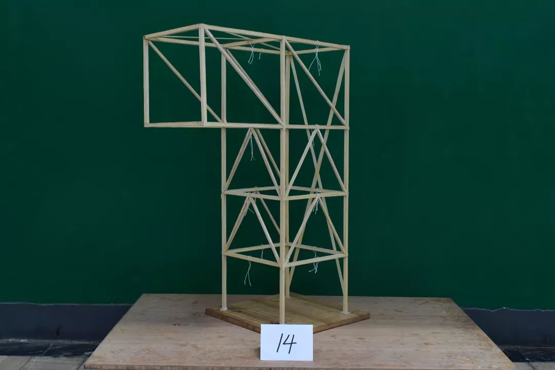 结构模型大赛竹皮做杆图片