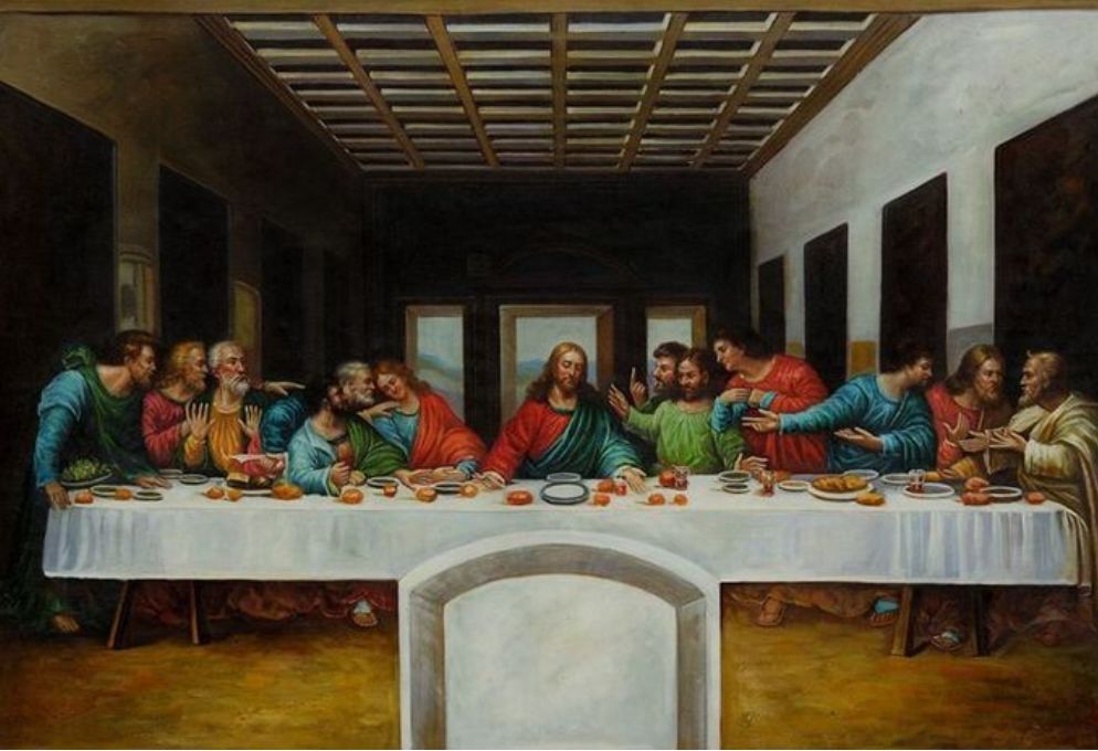最后的晚餐耶稣在最后晚餐中建立了圣体圣事,举行了第一台感恩祭