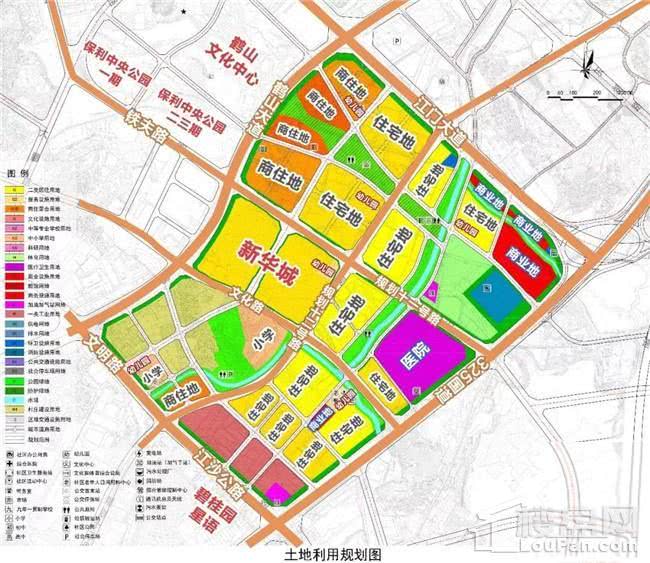 秦安鹤山公园规划图图片