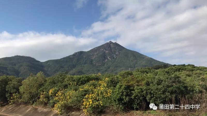 看见壶公山聪明花会开莆田二十四中登山游学活动记事