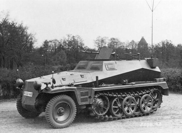令德军士兵喜爱的q版装甲车,隆美尔亲自下令将其作为指挥车