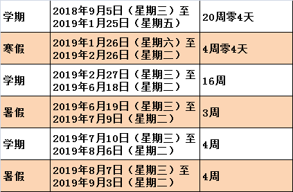 門頭溝中小學生放假時間表,都在這了!