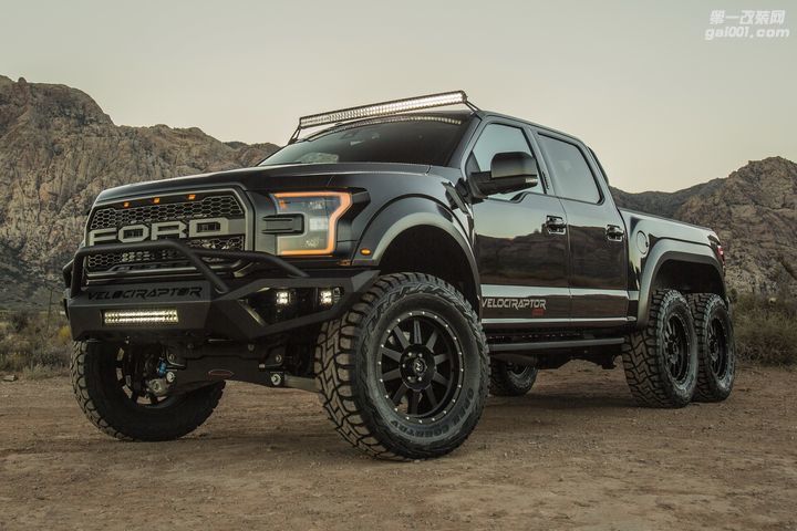 改装版越野皮卡hennessey velociraptor 6x6