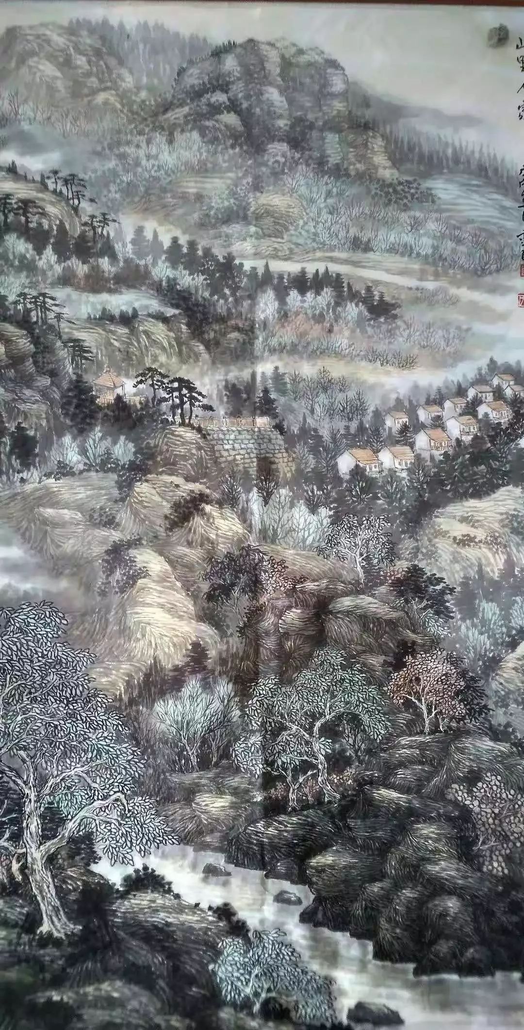 志在高山,志在流水,墨咏相伴向前走—书画家刘灵巨山水画作品欣赏