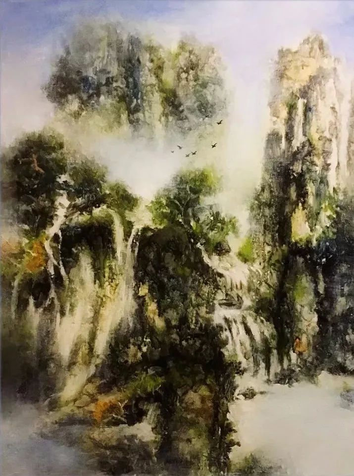 旅美画家李治 