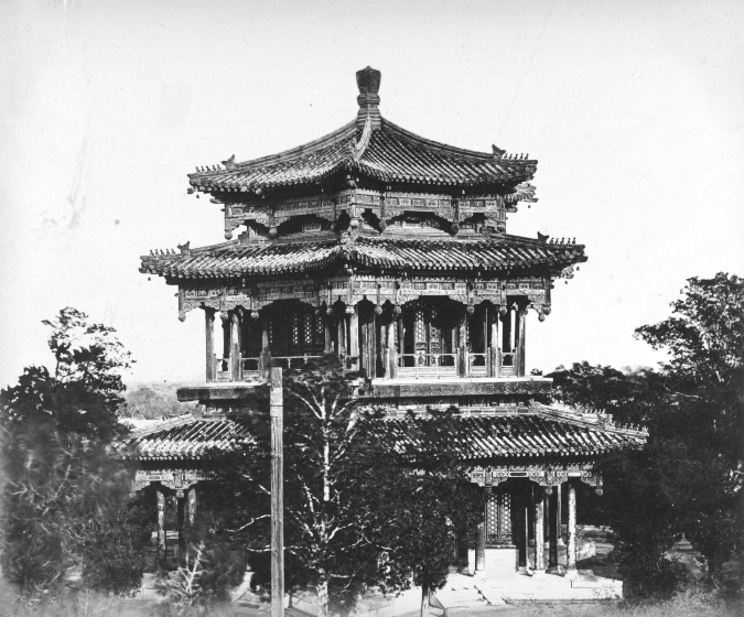 1900年圆明园照片图片