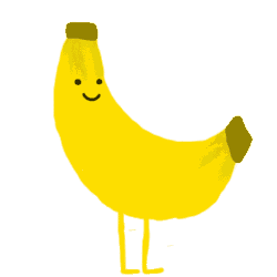 香蕉卡通动态图图片