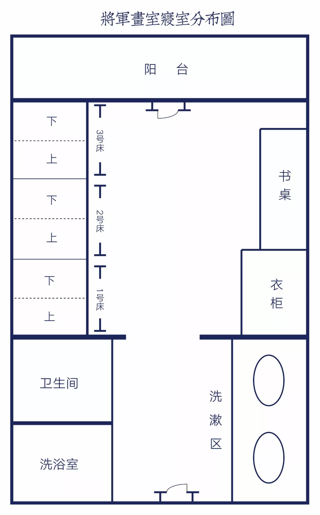 画室布局平面图图片