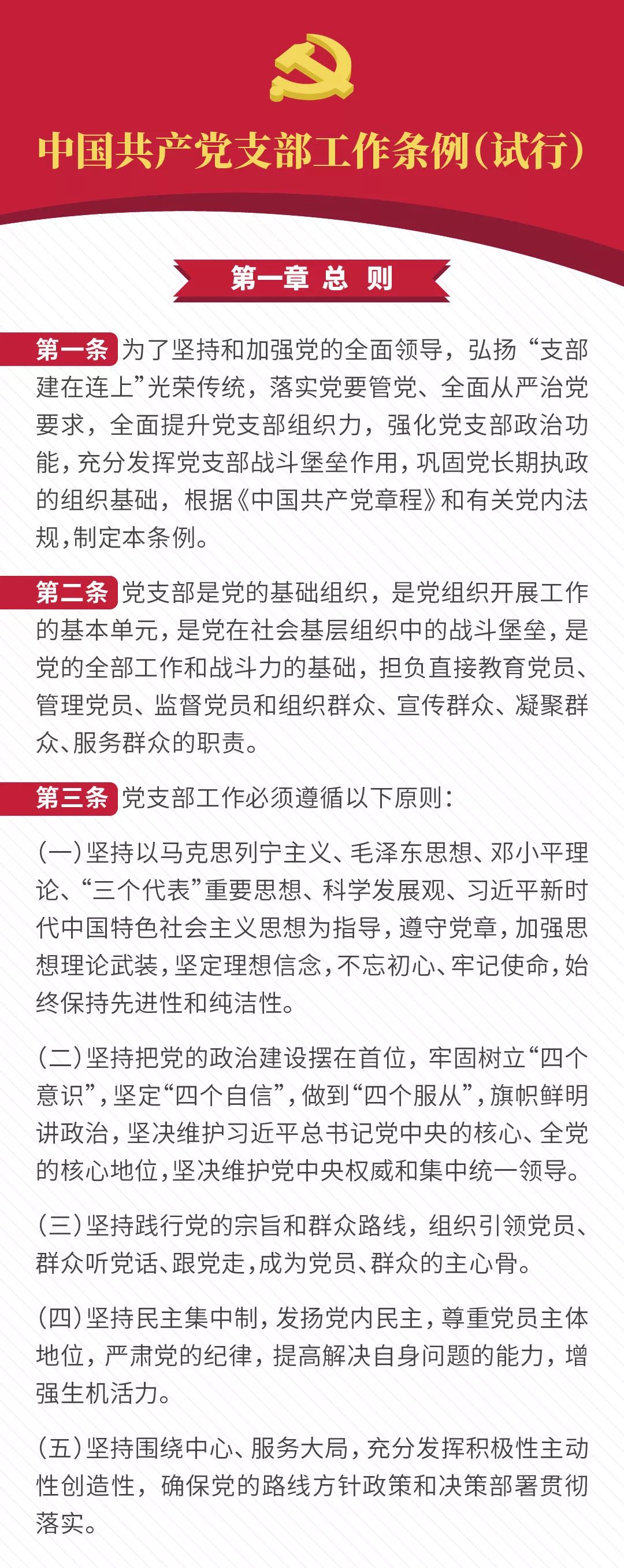 收藏中国共产党支部工作条例试行