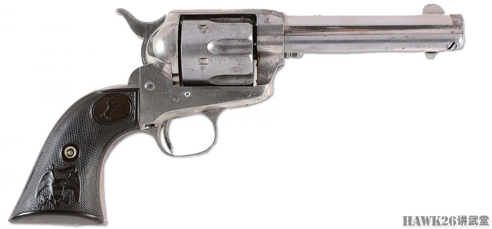 第三名:怀亚特·厄普的柯尔特单动陆军转轮手枪,108000美元(约合人民