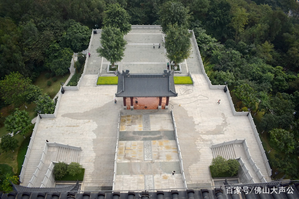 佛山蟲雷崗公園魁星閣旅遊景點千燈湖制高點南海桂城新地標