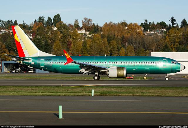 海南航空租賃引進一架波音737-8max型客機