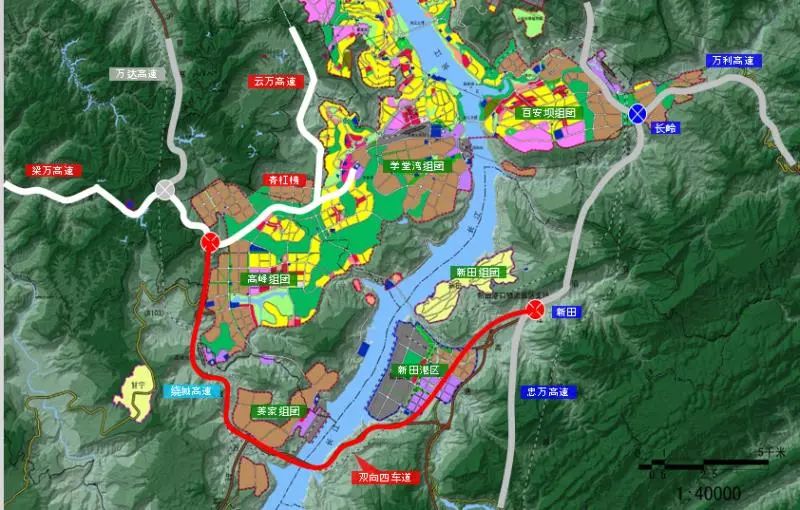 万州高峰占地规划图片