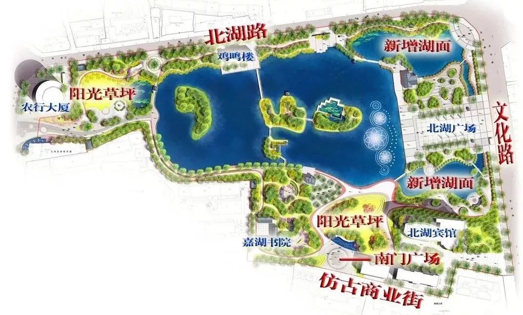 南充北湖公園即將全封閉施工湖面將拓寬還有這些亮點搶眼