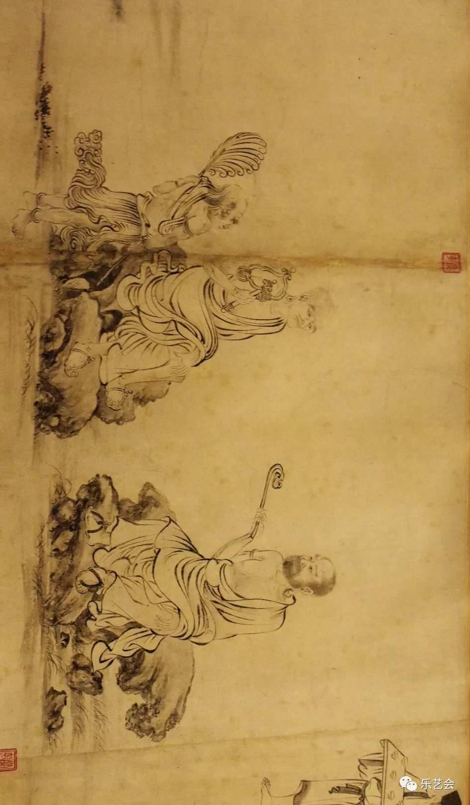 宋代白莲社图卷鬼方分享辽博中国古代绘画展瑰宝