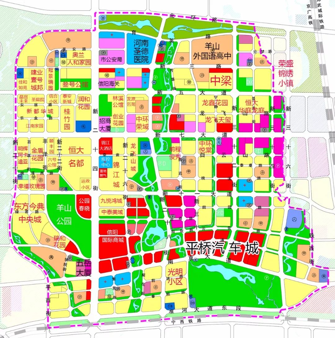 信阳市总体规划图片