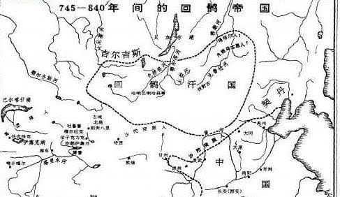 回鹘汗国地图图片