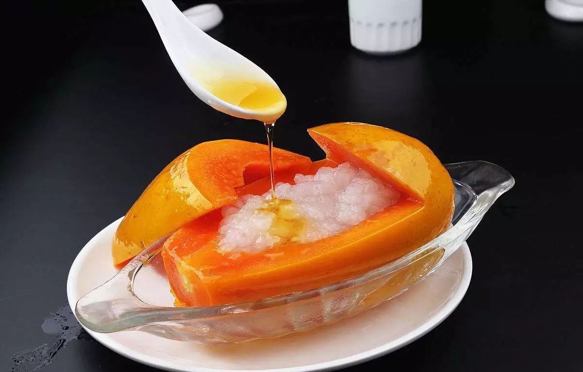 蜜汁木瓜的做法图片