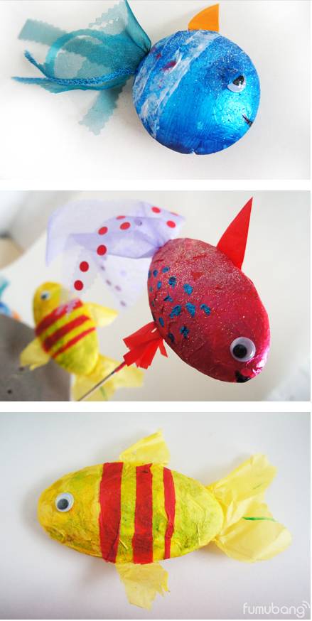 纸箱鱼的制作方法图片