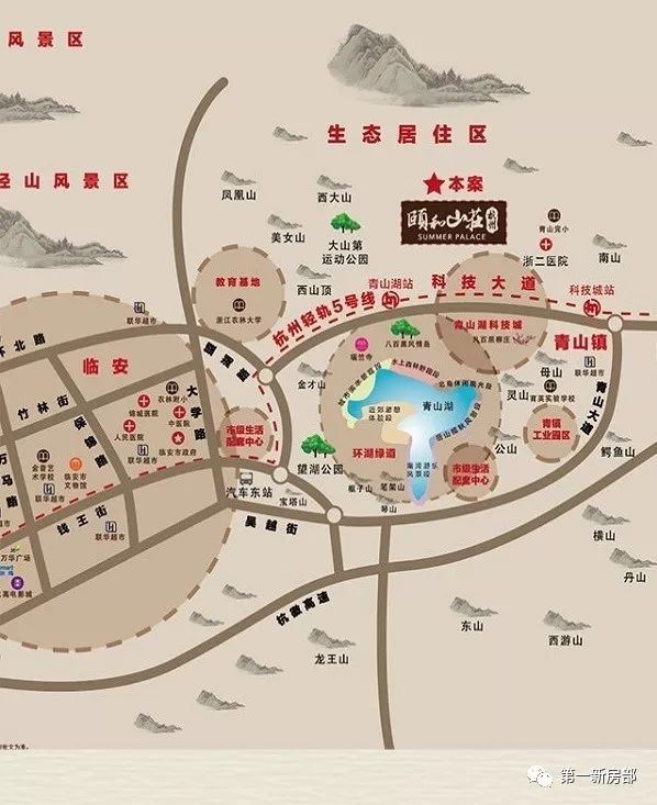 颐和山庄地图图片
