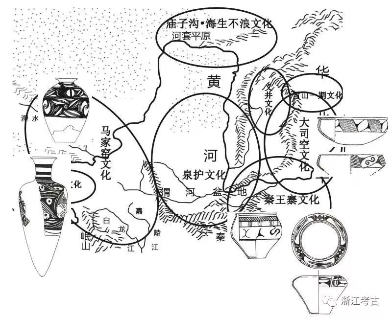 马家窑文化分布图片