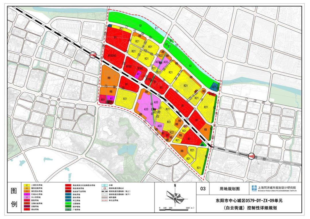 东阳市北五路规划图图片