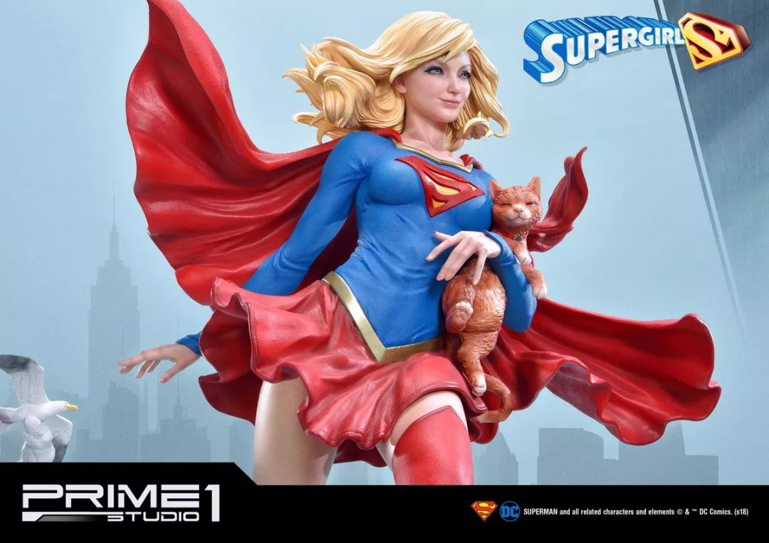 新品預定prime1studio13dc超級英雄supergirl超級女孩超女全身像