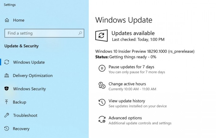 Win10 Build 18290发布：完善开始菜单UI设计