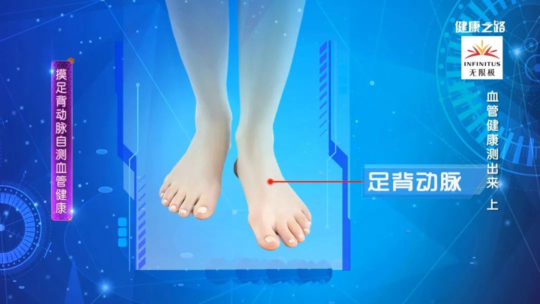 经常腿凉的人是极有可能下肢动脉阻塞的,通过摸足背动脉的方法可以