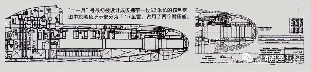 苏联式暴力美学 携带1550毫米口径核弹头鱼雷的攻击潜艇