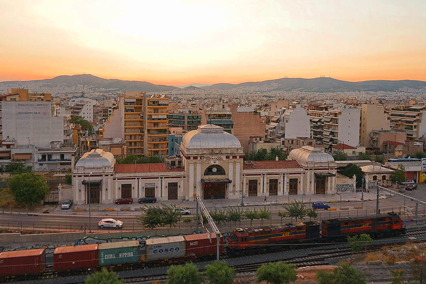 雅典火车站图片