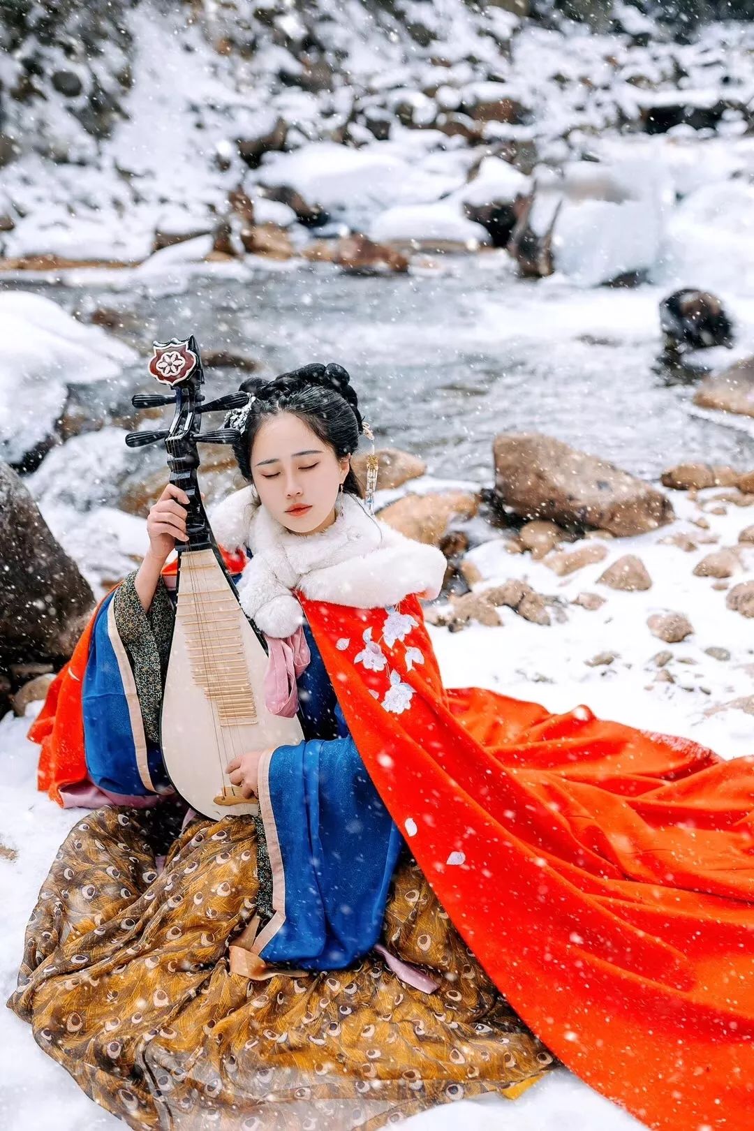 美女雪景圖,2018海螺溝最美雪景寫真照來啦!