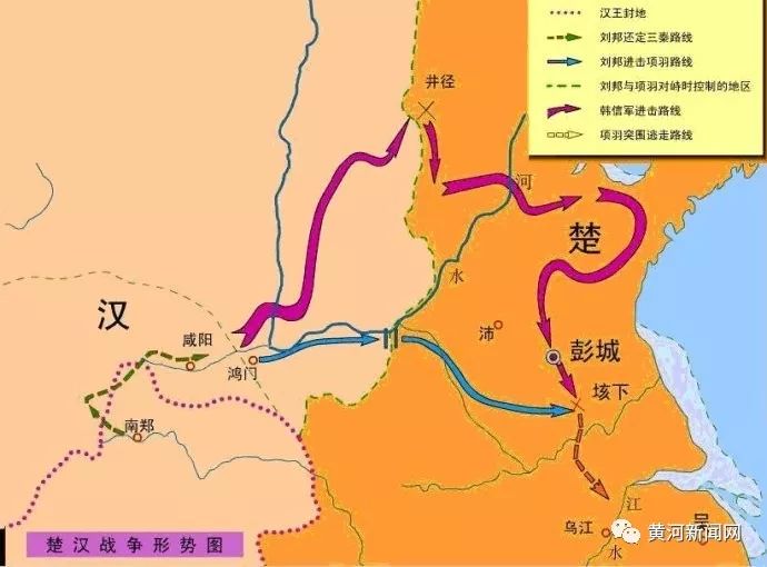 后魏咎兵败自杀,魏豹便跟随刘邦和项羽大破秦军,又因功封为"西魏王"