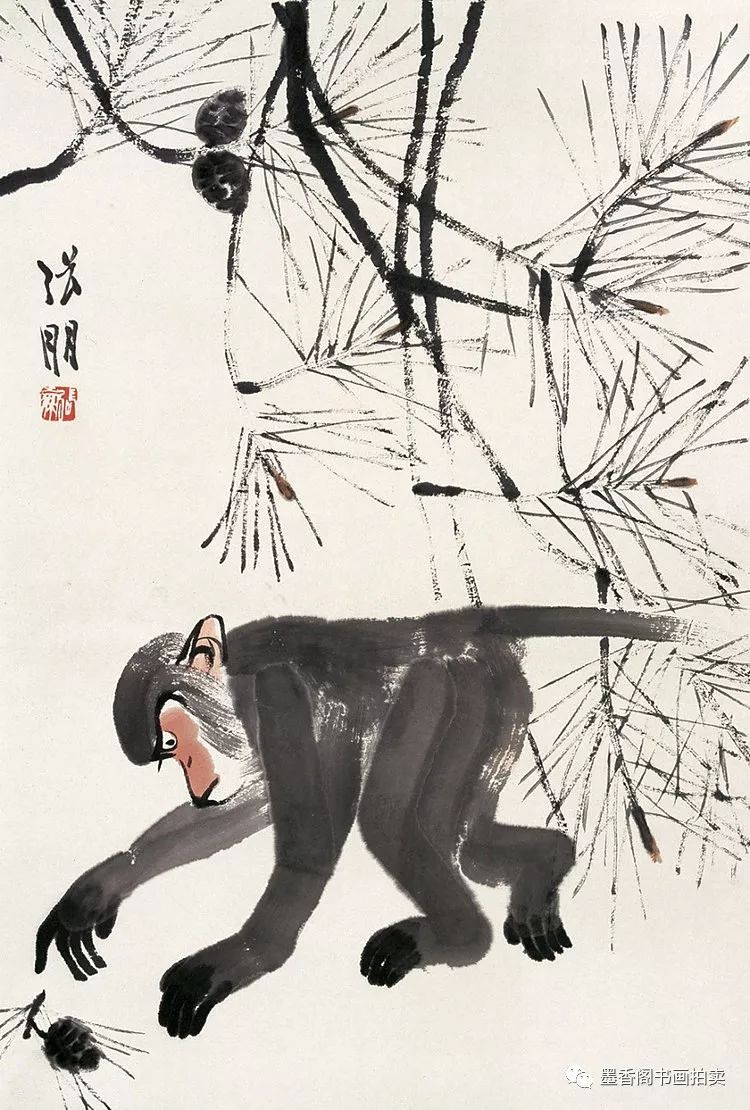 这位大师画猴,妙!_张朋