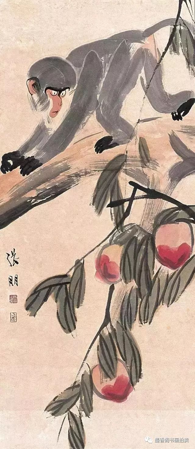 国画大师李可染,吴作人先生曾对张朋的作品以很高评价