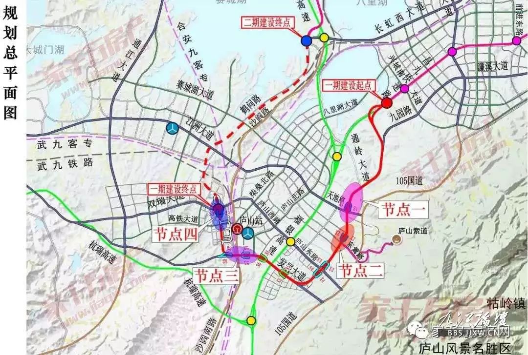 重磅九江城区快速路最新整体规划曝光无缝对接高铁新区还有高架双向六