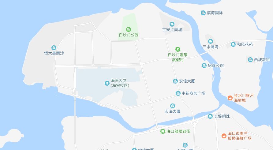 海甸岛地图图片