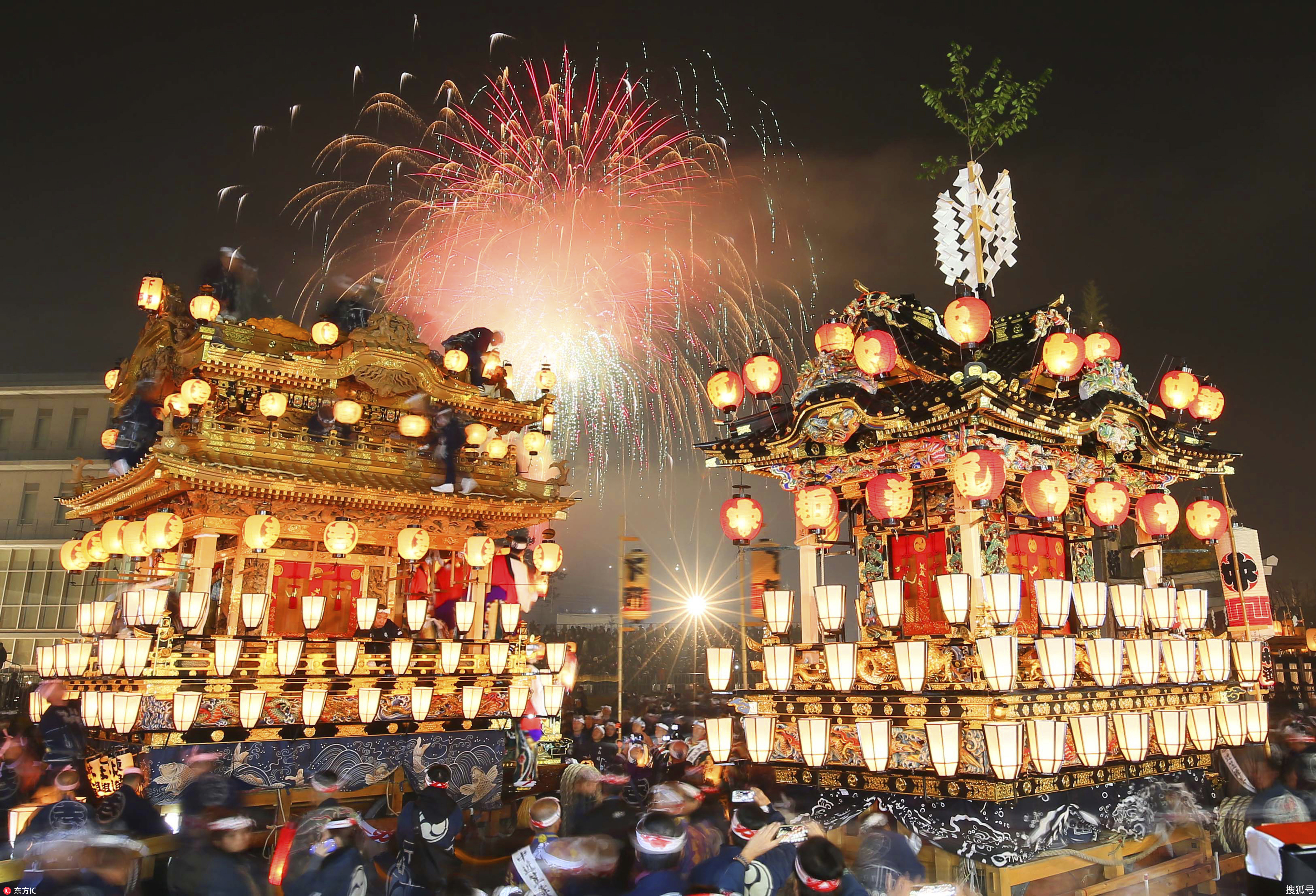 日本烟火祭典图片