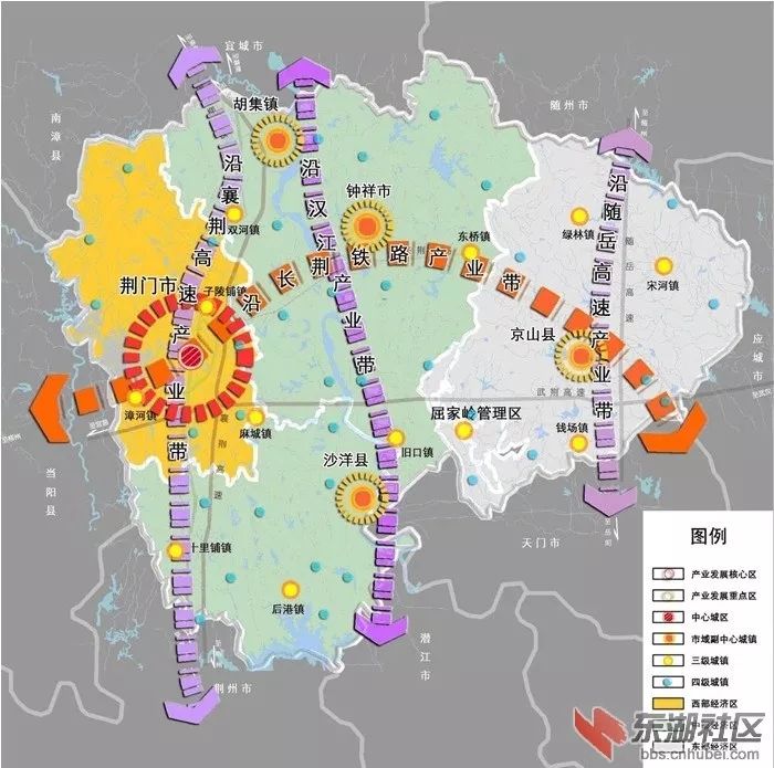荆门漳河新区地图图片