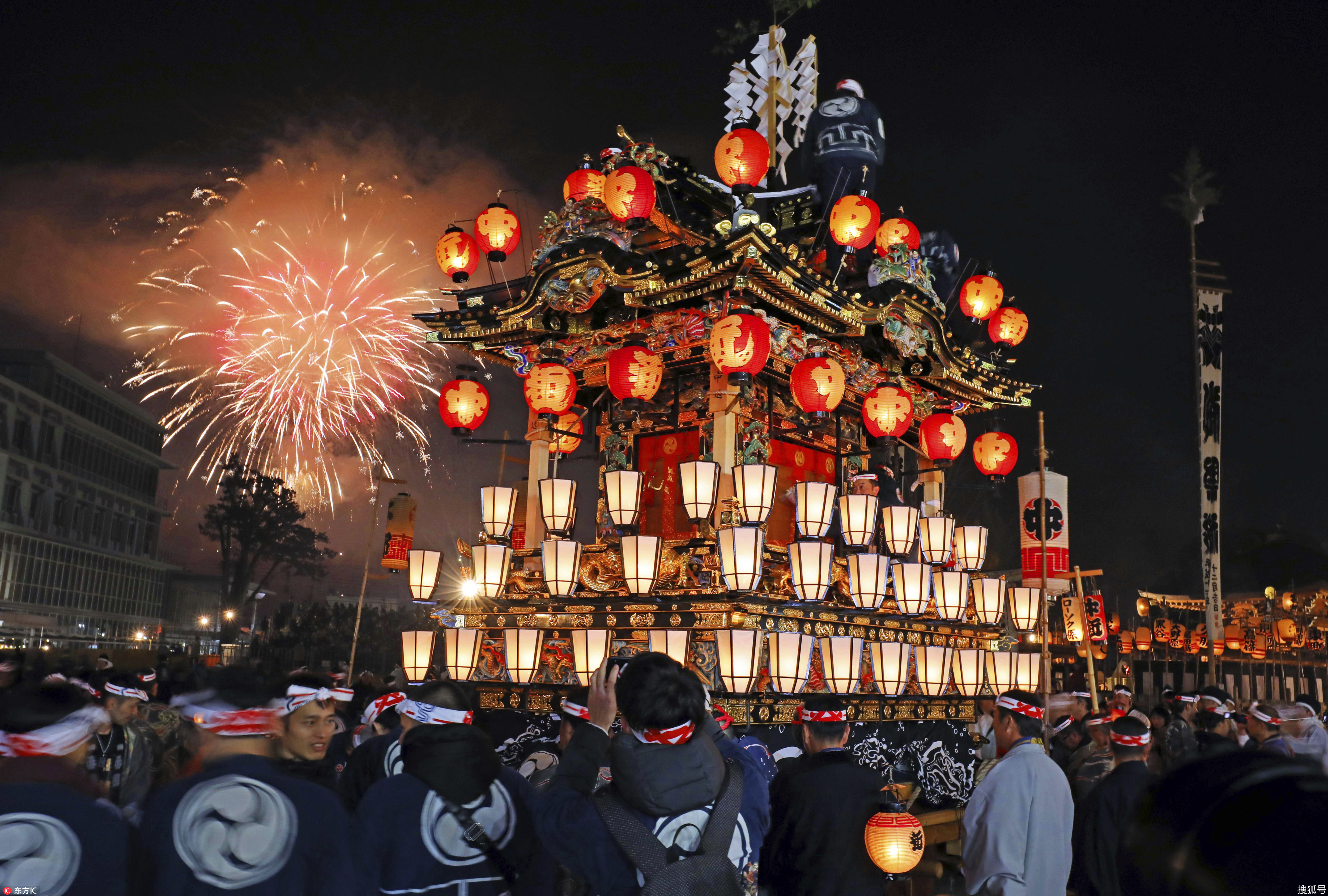 日本烟火祭典图片