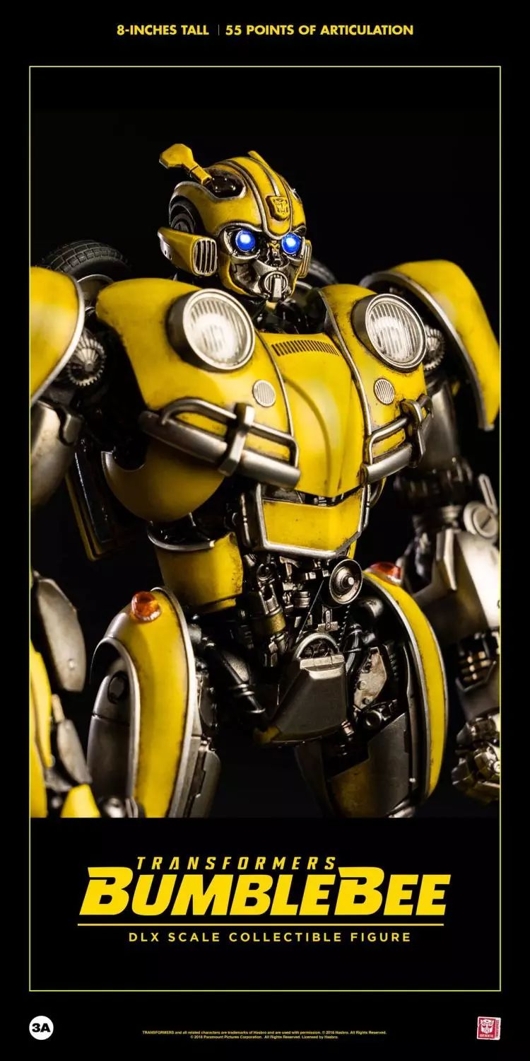 新品预定 hasbro x 3a 8寸变形金刚外传 bumblebee/大黄蜂