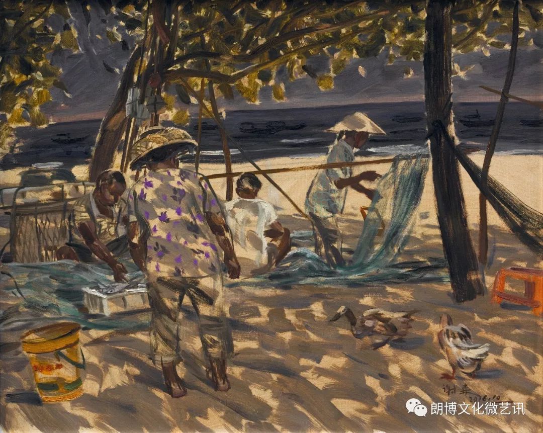 朗博带你看展览丨美术学院基础部成功举办谢森油画作品展