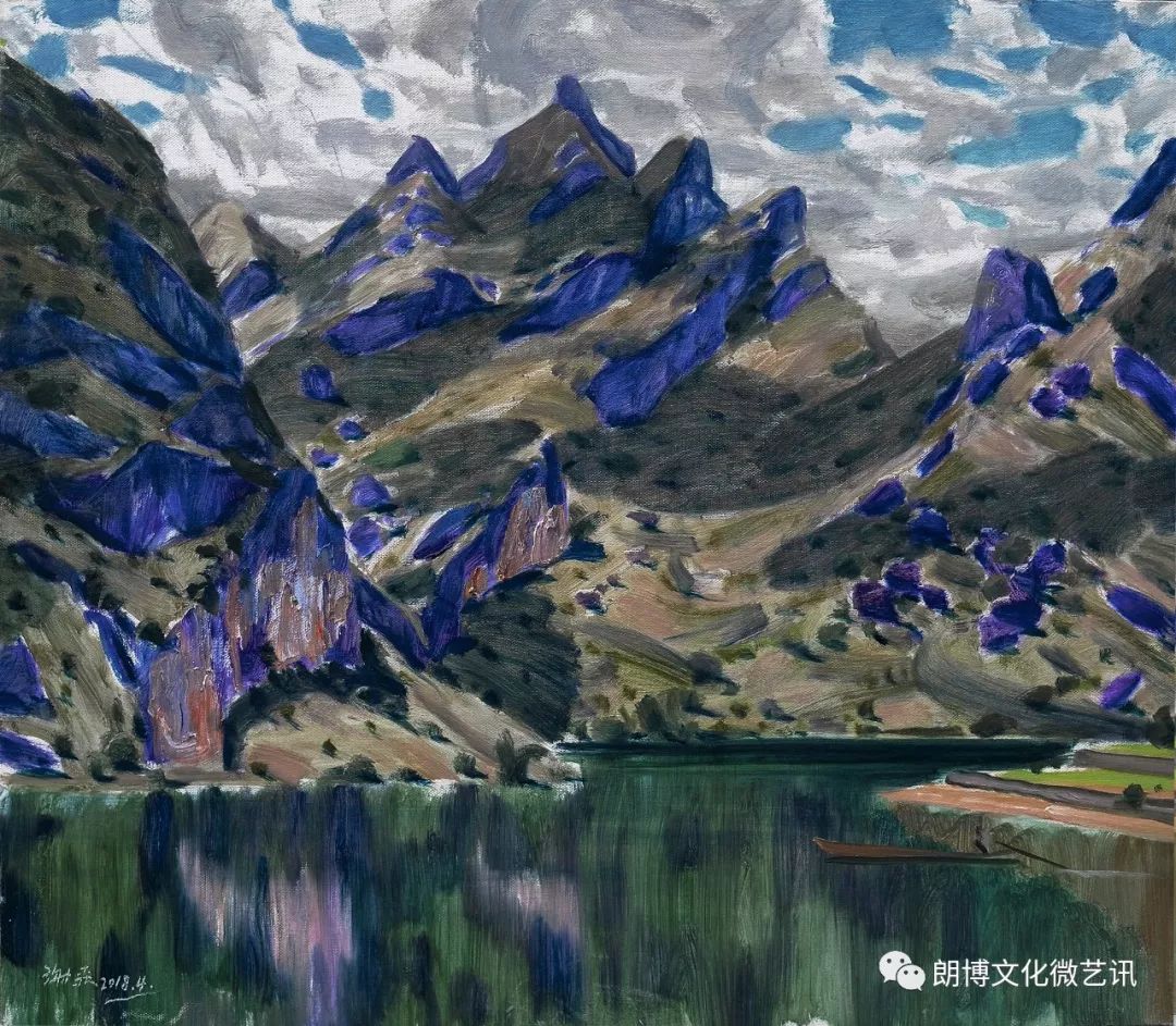 朗博带你看展览丨美术学院基础部成功举办谢森油画作品展